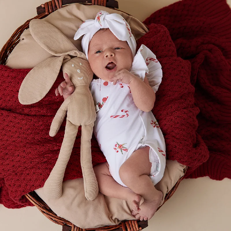 Lace Bodysuits for a Sexy and Elegant Bedroom LookCandy Cane Short Sleeve Organic Bodysuit with Frill Lace Bodysuits for a Sexy and Elegant Bedroom LookCandy Cane Short Sleeve Organic Bodysuit with Frill