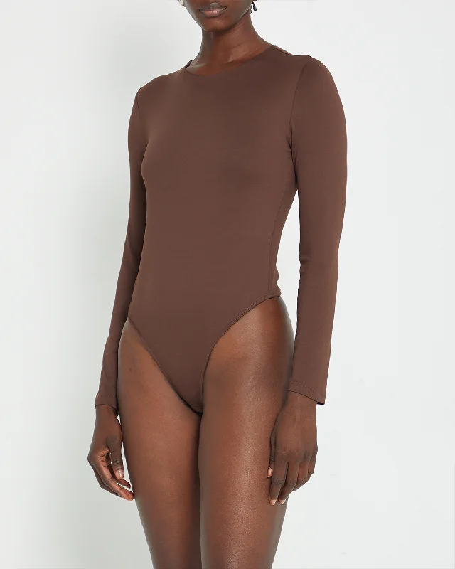Crop Bodysuits to Pair with High - Waisted BottomsContouring Crew Longsleeve Bodysuit Crop Bodysuits to Pair with High - Waisted BottomsContouring Crew Longsleeve Bodysuit