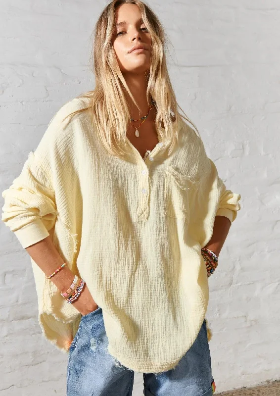 Printed sarong - style cover ups for a tropical vacation lookHammill & Co S408 Oversized Lemon Shirt Printed sarong - style cover ups for a tropical vacation lookHammill & Co S408 Oversized Lemon Shirt