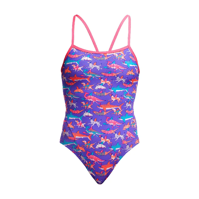 High - performance women swimwear with quick - drying fabric for active swimmersDoggie Paddle | Ladies Single Strap One Piece High - performance women swimwear with quick - drying fabric for active swimmersDoggie Paddle | Ladies Single Strap One Piece