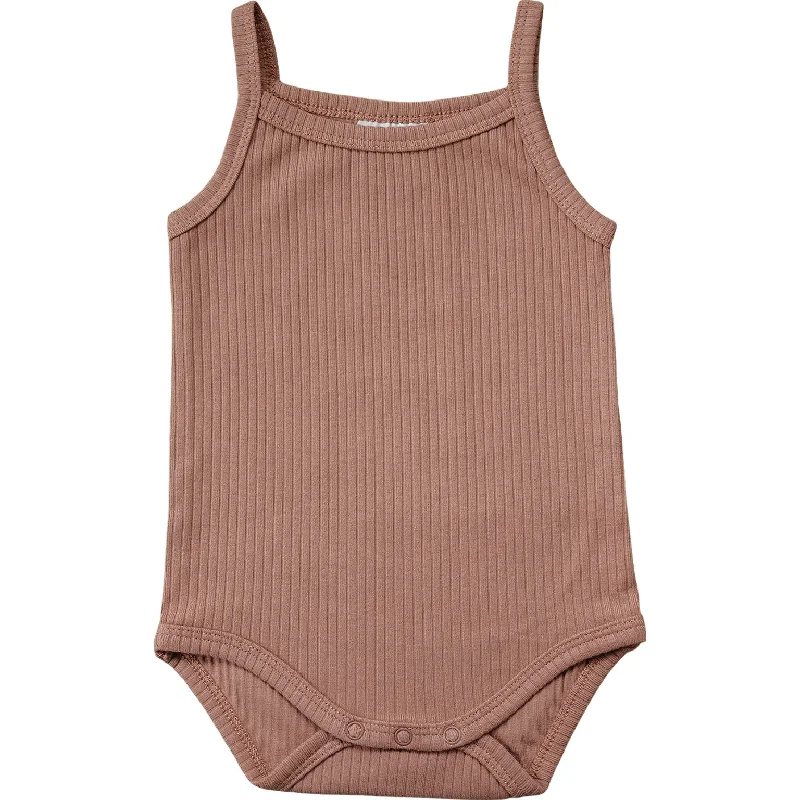 Mesh Bodysuits for a Bold and Edgy Fashion StatementDusty Rose Ribbed Tank Bodysuit