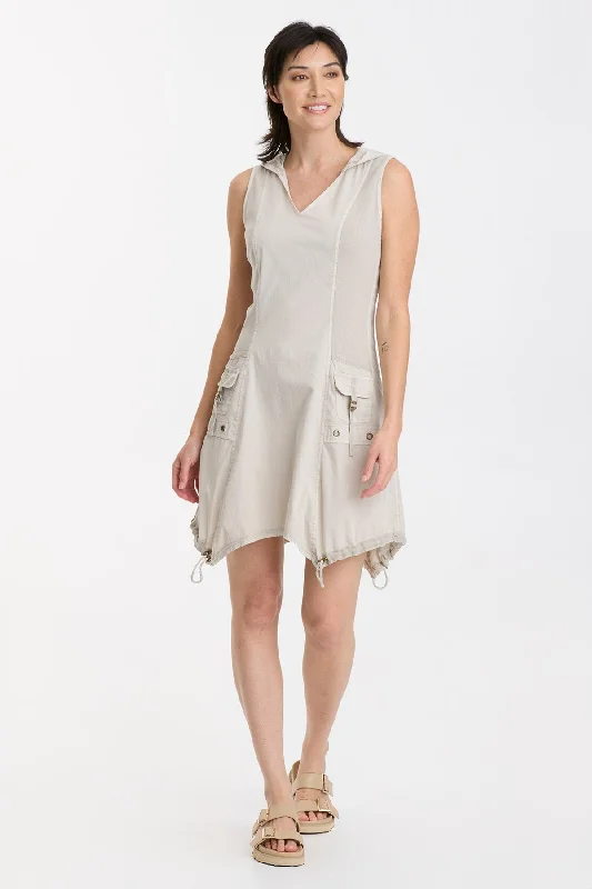 Lace - Embellished Women Dress for an Elegant and Sophisticated AppearanceFalco Hooded Dress