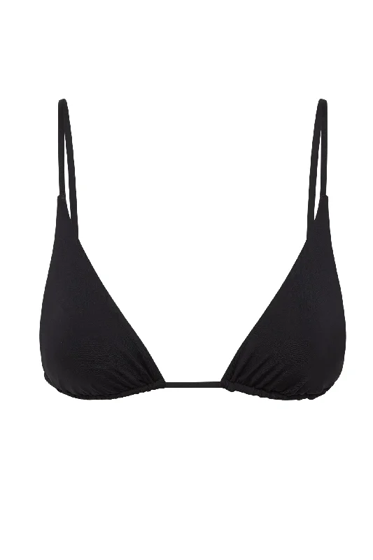 Women's Wireless Sports Swim Tops in Gray for Comfort during Water WorkoutsKauai Top - Black