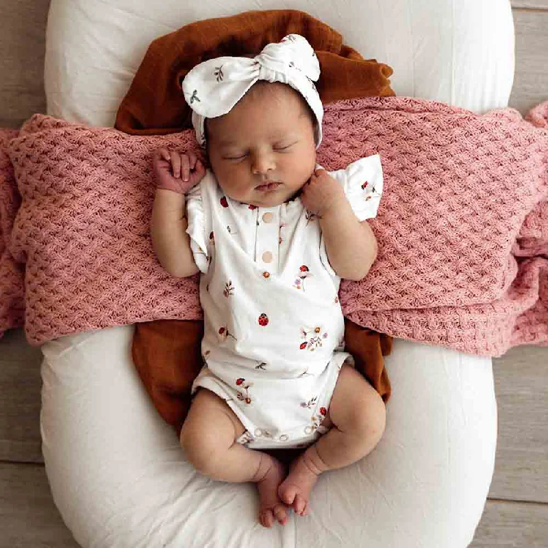 Thermal Bodysuits for Extra Warmth in WinterLadybug Short Sleeve Organic Bodysuit with Frill Thermal Bodysuits for Extra Warmth in WinterLadybug Short Sleeve Organic Bodysuit with Frill