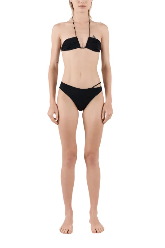 Plus - size bikini with full - coverage options for comfort and confidenceMae Bottom | Black
