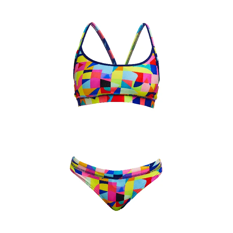 One - piece women swimwear with cut - outs for a stylish and modern appealOn The Grid | Ladies Sports Top One - piece women swimwear with cut - outs for a stylish and modern appealOn The Grid | Ladies Sports Top