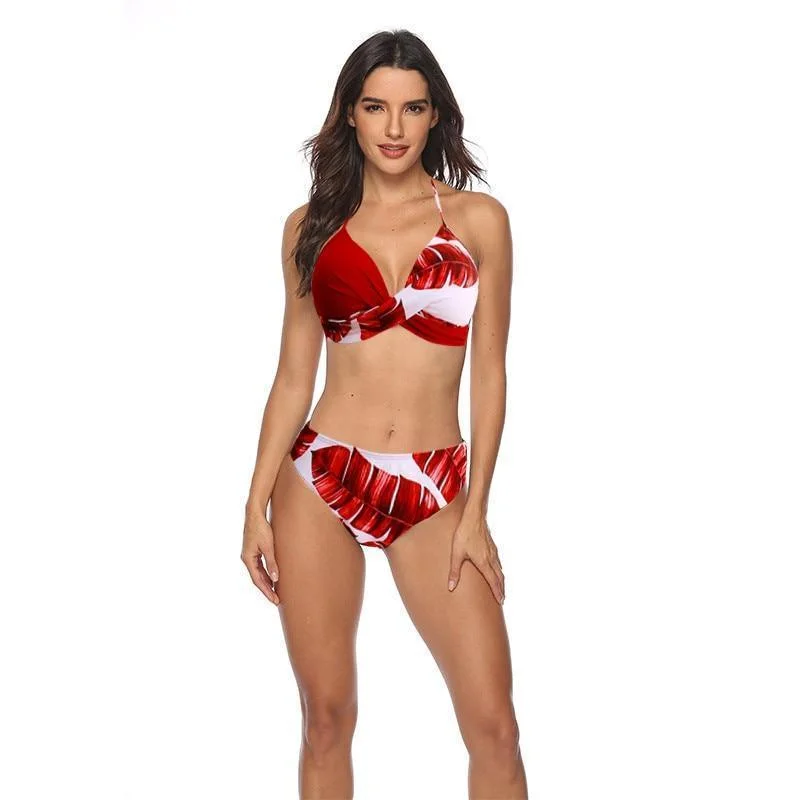 Push - up women swimwear to enhance the bust for a more confident beach lookPlus Size Bikini Set, Sexy Printed Women's Swimsuit Push - up women swimwear to enhance the bust for a more confident beach lookPlus Size Bikini Set, Sexy Printed Women's Swimsuit