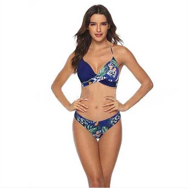 Blue Green Floral