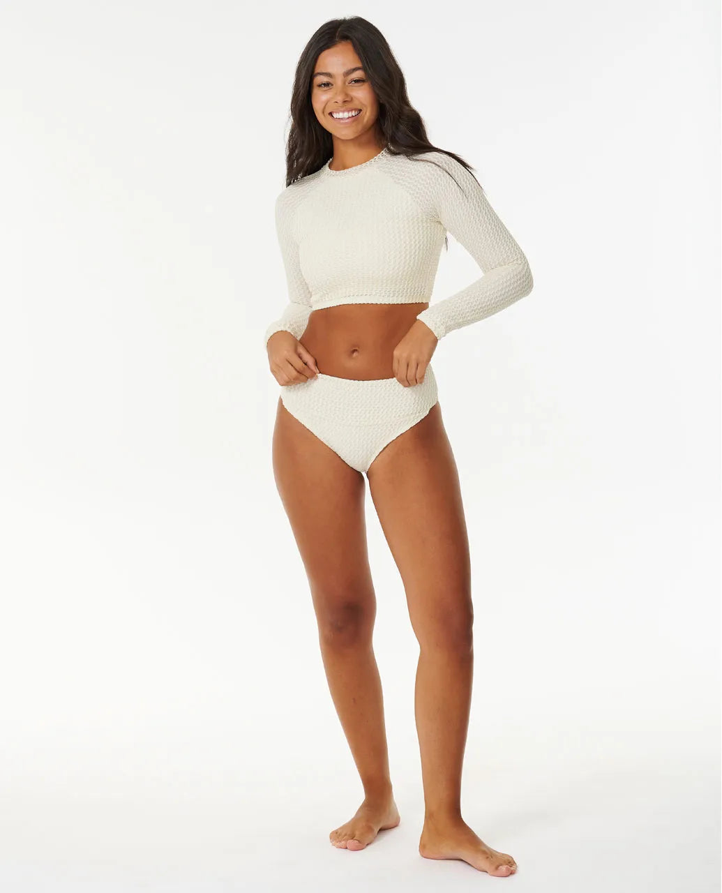 One - piece women swimwear with cut - outs for a stylish and modern appealRip Curl Ellis High Waisted Good Coverage Bikini One - piece women swimwear with cut - outs for a stylish and modern appealRip Curl Ellis High Waisted Good Coverage Bikini