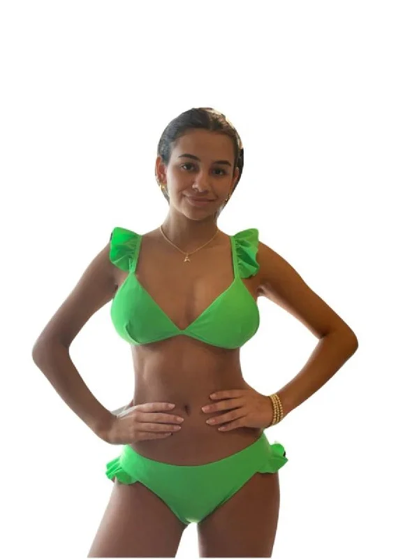 Long - sleeve women swimwear for extra sun protection and modestySabz Selva Bikini Green Long - sleeve women swimwear for extra sun protection and modestySabz Selva Bikini Green