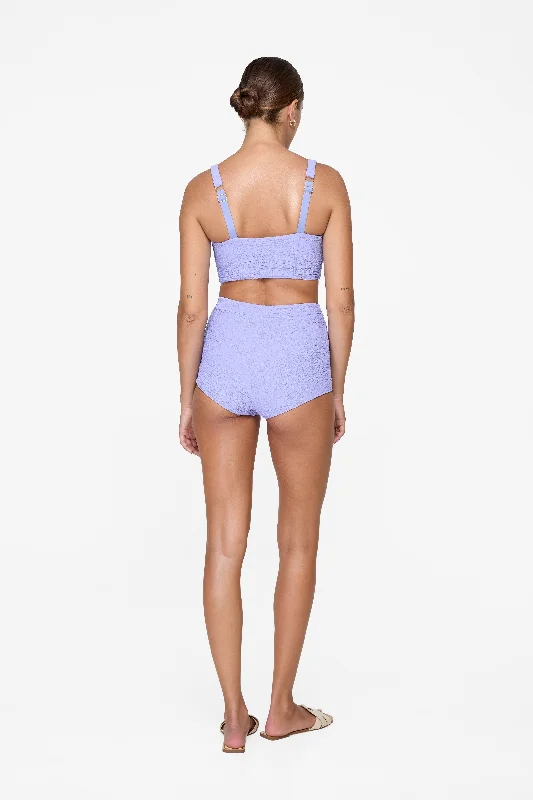 Tie - side bikini bottoms for an adjustable and stylish fitSawyer Bottom - Lavender Croc Tie - side bikini bottoms for an adjustable and stylish fitSawyer Bottom - Lavender Croc