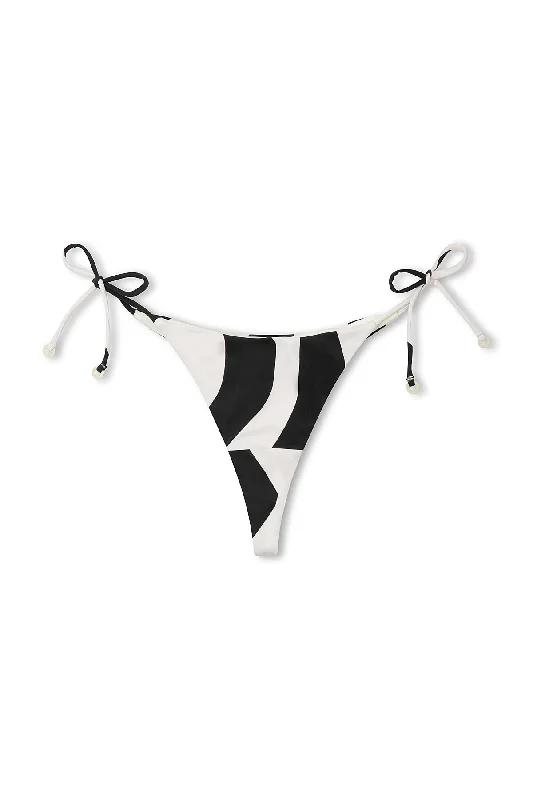High - performance bikini with quick - drying fabric for active swimmersSplice Curve Tie Thong Brief High - performance bikini with quick - drying fabric for active swimmersSplice Curve Tie Thong Brief
