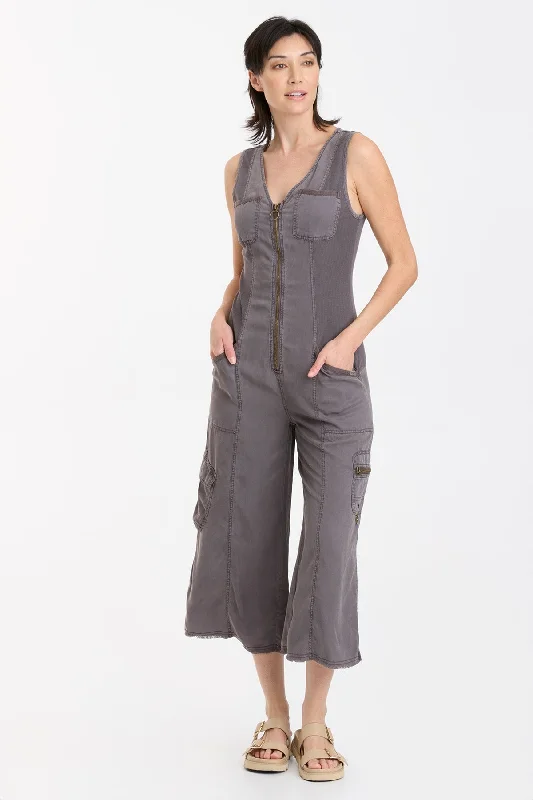 Plaid women jumpsuits for fall business casual wearTavin Crop Jumpsuit