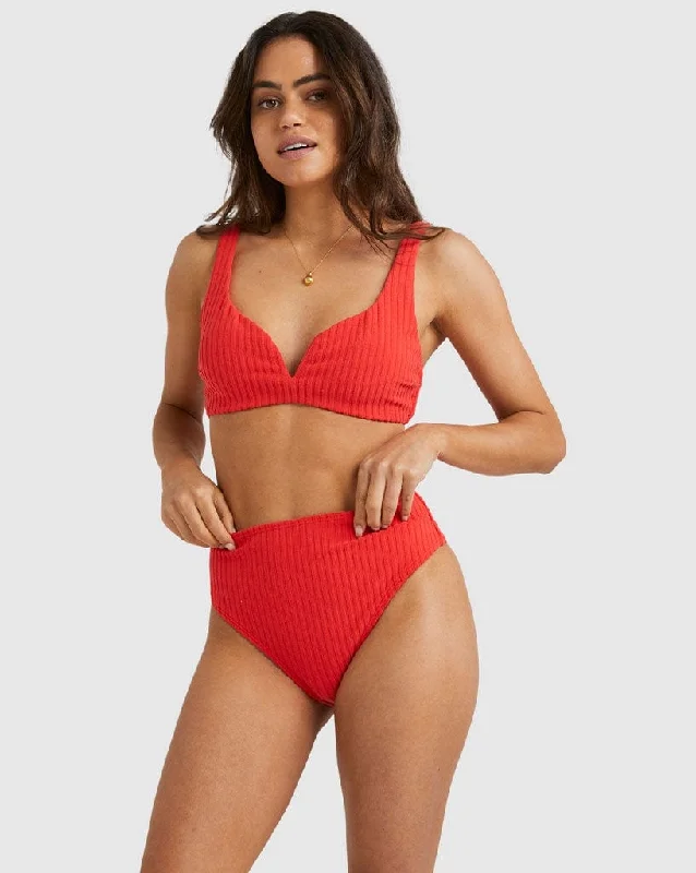 Women's Strapless Swim Tops with Silicone Grip in Red for a Secure and Stylish Poolside LookTerry Rib Dion DD Bra Women's Strapless Swim Tops with Silicone Grip in Red for a Secure and Stylish Poolside LookTerry Rib Dion DD Bra