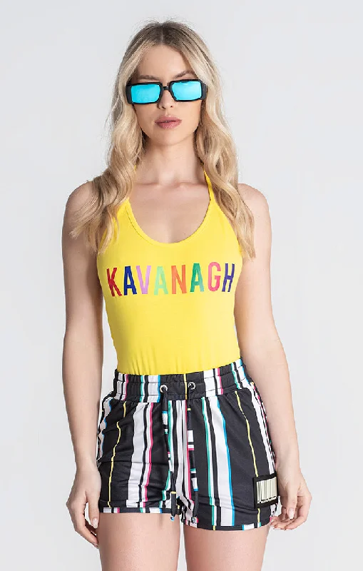 Plus - Size Bodysuits with a Comfortable and Flattering FitYellow Chromatica Body